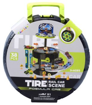 Игрален комплект паркинг B-MAX - Формула 1, 38 части, асортимент - 6902592535165 - Онлайн книжарница Ciela | ciela.com
