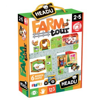 Обиколка на фермата - образователна игра HEADU - Онлайн книжарница Сиела | Ciela.com