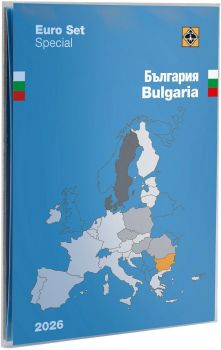 Сгъваема карта за евромонети Leuchtturm - България