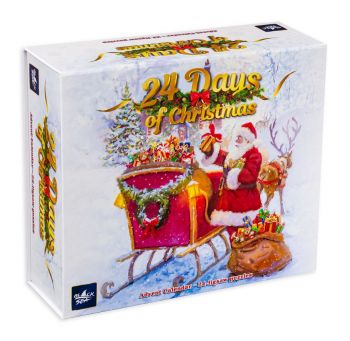 Коледен календар Black Sea от 24 мини пъзела по 54 части - 24 дни до Коледа - Онлайн книжарница Ciela | ciela.com
