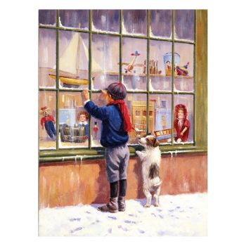 Рисуване по номера с акрилни бои Royal Junior - 22х30 - Коледно желание - Онлайн книжарница Сиела | Ciela.com