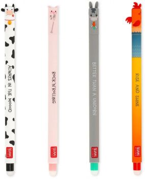 Комплект изтриваеми гел химикалки Legami - Ферма - 8052694026592 - Онлайн книжарница Ciela | ciela.com