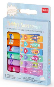 Комплект мини текст маркери Legami - Extraordinary Stationery - Teddy Bear - 8052694021009 - Онлайн книжарница Ciela | ciela.com