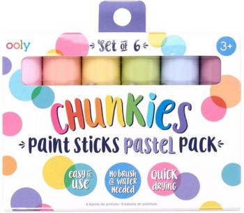 Комплект от мега пастели Ooly - Chunkies - 6 броя