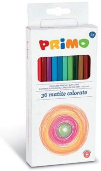 Комплект цветни моливи Primo - Шестоъгълни 36 цвята - Онлайн книжарница Сиела | Ciela.com
