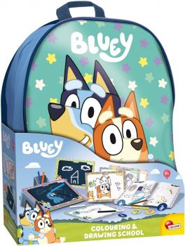 Комплект за рисуване и оцветяване Lisciani - Bluey - в раница - 8008324104604 - Онлайн книжарница Ciela | ciela.com