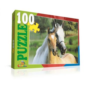 Пъзел - Коне - 100 части - 3800202590715-6 - Онлайн книжарница Ciela | ciela.com