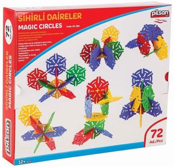 Конструктор Magic Circles 72 части - Moni Toys - 8693461032943 - Онлайн книжарница Ciela | Ciela.com