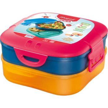 Кутия за храна Maped Concept Kids Кутия 3 в 1 - 1,4 литра - червена С3 - 3154148707011 - Онлайн книжарница Ciela | Ciela.com