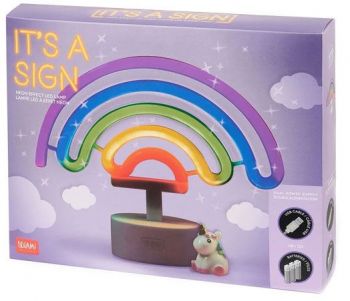 Неонова лампа Legami - Home Sweet Home - It's A Sign - Rainbow