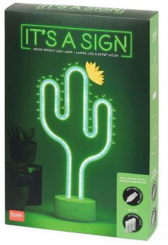 Неонова лампа Legami - Home Sweet Home - It's A Sign - Cactus