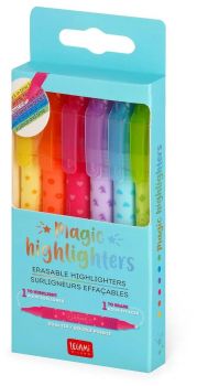 Комплект изтриваеми текст маркери Legami - Extraordinary Stationery - Magic Highlighters - 6 бр. - 8054117621872 - Онлайн книжарница Ciela | ciela.com