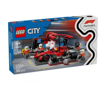 LEGO City 60443 - Питстоп и механици от F1® с кола Ferrari - 5702017812496 - Комсед - Онлайн книжарница Ciela | ciela.com