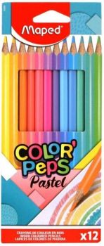Цветни моливи Maped Color Peps Pastel 12 цвята - 3154148320692 - Онлайн книжарница Ciela | Ciela.com