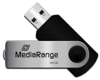 USB памет Mediarange 2.0 Flash Drive 128 GB - 4260459613329 - Онлайн книжарница Ciela | Ciela.com