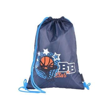 Pulse Мешка B Ball Star с връзки - сиво-синя - Онлайн книжарница Сиела | Ciela.com