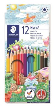 Цветни моливи Staedtler - Noris - 12 цвята - 4007817144145 - онлайн книжарница Сиела | Ciela.com