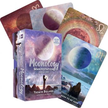 Moonology Manifestation Oracle - 48-Card Deck and Guidebook - Yasmin Boland - Hay House - 9781788176521 - Онлайн книжарница Ciela | Ciela.com