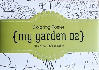 Плакат за оцветявате - Моята градина 02 - онлайн книжарница Сиела | Ciela.com