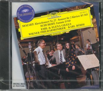 Mozart / Schubert - Piano Concerto K.595; Concerto for 2 Pianos K.365 /  Fantasy D940 Elena Gilels /  Emil Gilels / Karl Böhm - CD
