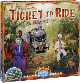 Настолна игра - Билет за път - Ticket to Ride - Heart of Africa - 824968817742 - онлайн книжарница Сиела - Ciela.com