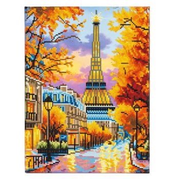 NeedleArt Диамантен гоблен с подрамка - Eiffels Autumn Glow - 4895225950782 - Онлайн книжарница Ciela | ciela.com