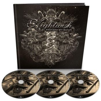 NIGHTWISH - ENDLESS FORMS MOST BEAUTIFUL  EARBOOK 3 CD