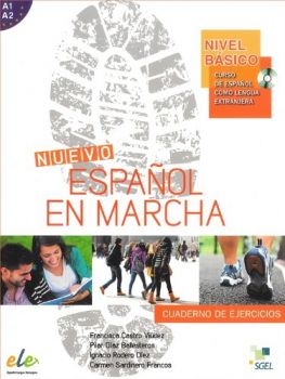 Учебна тетрадка испански език ниво A1 - A2 - Nuevo Espanol en marcha - Nivel basico (A1 - A2) + CD - Онлайн книжарница Ciela | Ciela.com 