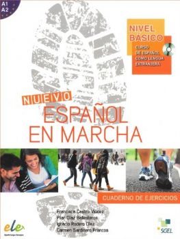 Учебна тетрадка испански език ниво A1 - A2 - Nuevo Espanol en marcha - Nivel basico (A1 - A2) + CD - Онлайн книжарница Ciela | Ciela.com 