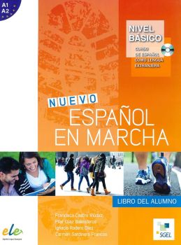Учебник по испански език ниво A1 - A2 - Nuevo Espanol en marcha - Nivel basico (A1 - A2) + CD - Онлайн книжарница Ciela | Ciela.com 