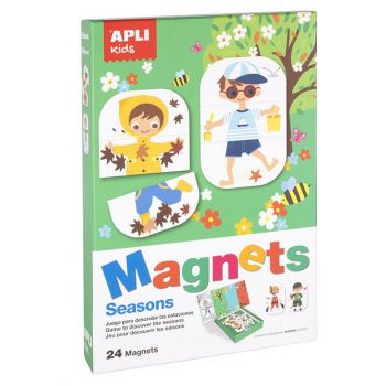 Сезоните - забавно-образователна магнитна игра - Apli Kids Games - онлайн книжарница Сиела | Ciela.com