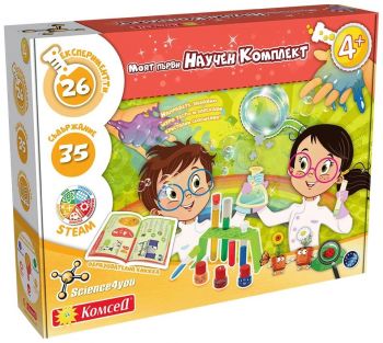 Образователна игра - Моят първи научен комплект - Комсед - 5600983629820 - Онлайн книжарница Ciela | ciela.com