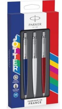 Комплект химикалки Parker Jotter Originals France 3 броя - Онлайн книжарница Ciela | Ciela.com