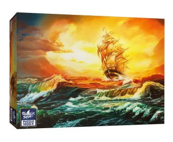 Пъзел Black Sea Puzzles - 1000 части - В окото на бурята - Валентин Тузсузов - 3800234910482 - Онлайн книжарница Ciela | Ciela.com