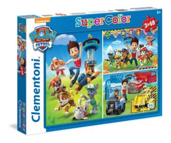 Пъзел Пес Патрул Пъзел CLEMENTONI 25209 x6 Paw Patrol 3x48 части -  Онлайн книжарница Ciela | Ciela.com