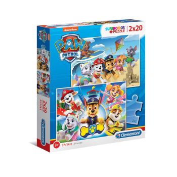 Пъзел Пес Патрул CLEMENTONI 24776 x6 Paw Patrol 2 пъзела по 20 части -  Онлайн книжарница Ciela | Ciela.com