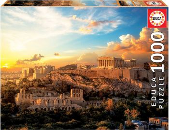Пъзел Educa от 1000 части - Акропола, Атина - Онлайн книжарница Сиела | Ciela.com