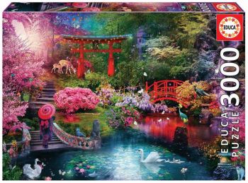 Пъзел Educa от 3000 части - Японска градина - Онлайн книжарница Сиела | Ciela.com