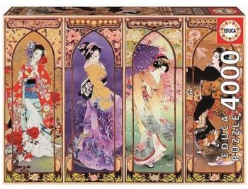 Пъзел Educa от 4000 части - Японски колаж - Онлайн книжарница Сиела | Ciela.com