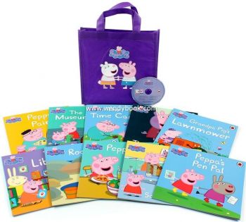 Peppa Pig - Purple Bag and Audio Set - 9780241536865 - Ladybird - Онлайн книжарница Ciela | ciela.com