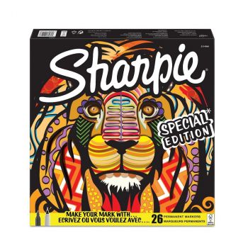 Комплект перманентни маркери Sharpie Lion 26 броя - 3026981101236 - Онлайн книжарница Ciela | Ciela.com