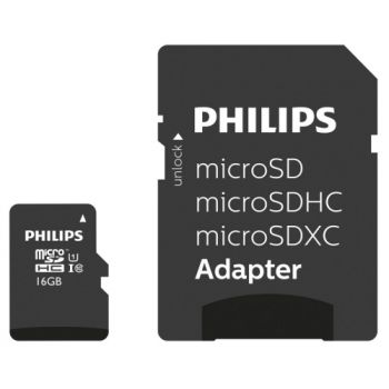 Micro SDHC card PHILIPS 16 GB CLASS 10 - Онлайн книжарница Сиела | Ciela.com