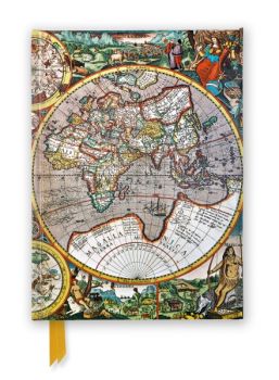 Бележник Flame Tree - Pieter van den Keere - Antique Map of the World - 9781804176238 - Онлайн книжарница Ciela | ciela.com