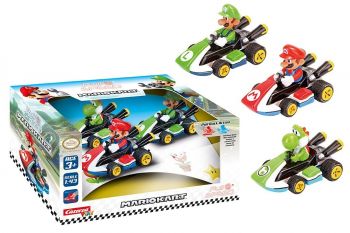 Комплект 3 броя Pull and back колички Carrera - Супер Марио - 9003150130109 - Онлайн книжарница Ciela | ciela.com