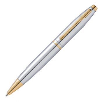 Химикалка Cross Calais Crome - Gold - 073228123356 - Онлайн книжарница Ciela | ciela.com