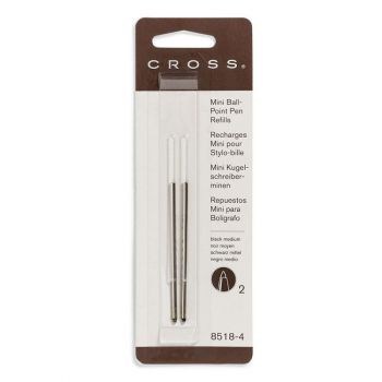 Пълнител за химикал Cross Mini, 2 бр. Син - 073228088082 - Онлайн книжарница Ciela | ciela.com