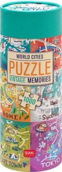 Пъзел Legami - Vintage Memories - Градове, 1000 части - 8054117620219 - Онлайн книжарница Ciela | ciela.com
