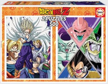 Пъзел Educa 2x500 части Dragon Ball - 8412668184879 - Онлайн книжарница Ciela | Ciela.com