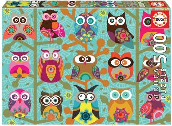 Пъзел Educa 500 части Owls - 8412668190061 - Онлайн книжарница Ciela | Ciela.com
