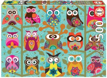 Пъзел Educa 500 части Owls - 8412668190061 - Онлайн книжарница Ciela | Ciela.com